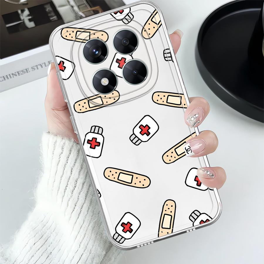Крутой чехол-бампер для телефона с рисунком 'Медсестра' для Xiaomi Redmi Note 14 Pro Plus 12S A4 10S 12 9 10 11 14C 13C 11S Note 13