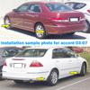 Набор формованных брызговиков для Honda Accord Inspire 4dr седан 2003 2004 2005 2006 2007 Брызговики Брызговики