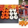12 шт. Искусственные мини-тыквы из пенопласта, реквизит для симуляции, идеально подходят для украшения Хэллоуинской вечеринки