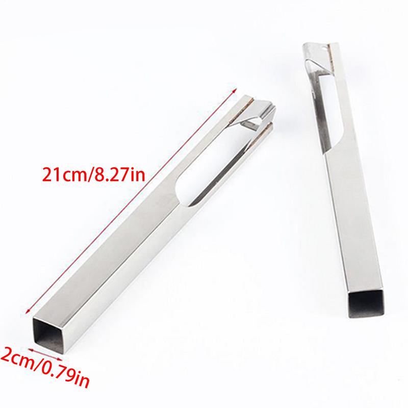 Нож для ананаса из нержавеющей стали, V-образный, для удаления глазков ананаса, легкая очистка, лопатка для ананаса, фруктовые инструменты, кухонные инструменты