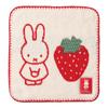 Marushin Miffy Strawberry Mini 5805027300 Towel, 25x25cm,