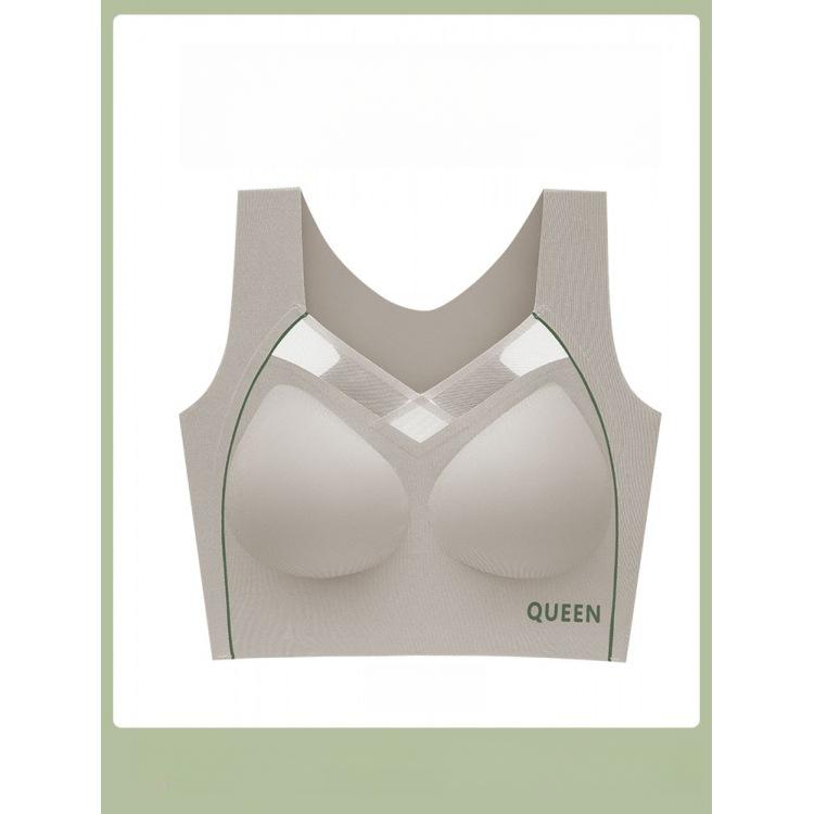 Plus-size Lingerie Women's Sports Bras Yoga Vests Invisible Bras Seamless Lingerie Push Up Bra