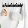 Wall Hook 4/5 Hooks Screw Mount Modern Heavy Duty Aluminum Alloy Strong Load Bearing Bathroom Kitchen Coat Hat Towel Clothes Hanger