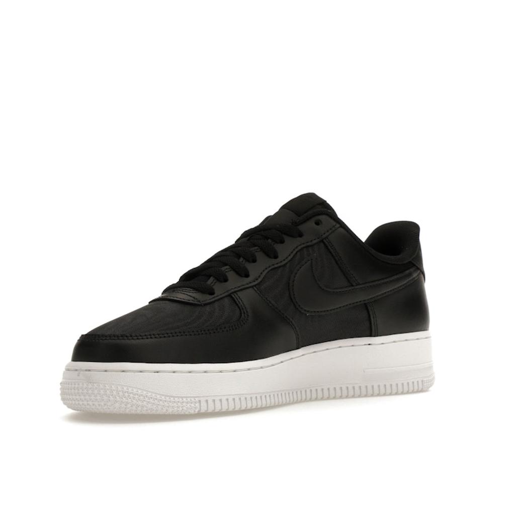 Nike Air Force 1 Low 07 SE черные нейлоновые мужские кроссовки Summit-White FB2048-001