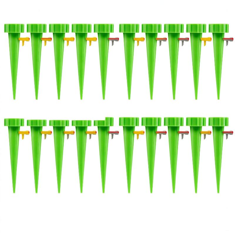 Automatic Drip Irrigation Watering Spike 10/20Pcs Adjustable Fits Common Bottles for Garden Potted Plant Watering
