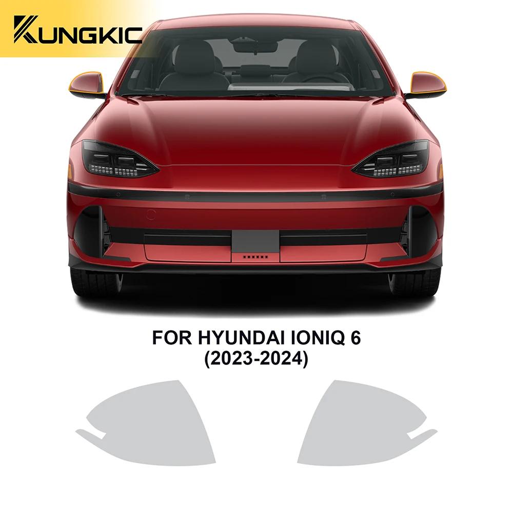 Precut Paint Protection Film for Hyundai Ioniq 6 2023-2024 B C Pillar Rearview Mirror TPU Clear Bra PPF 8.5mil