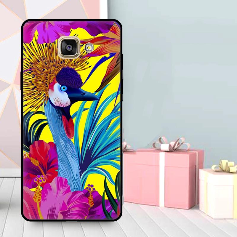 Чехол с тропическим узором алоха и гибискусом Для Samsung Galaxy A3 A5 2016 2017 A6 A7 A8 A9 2018 J1 J3 J4 J5 J6 Plus J7 J8