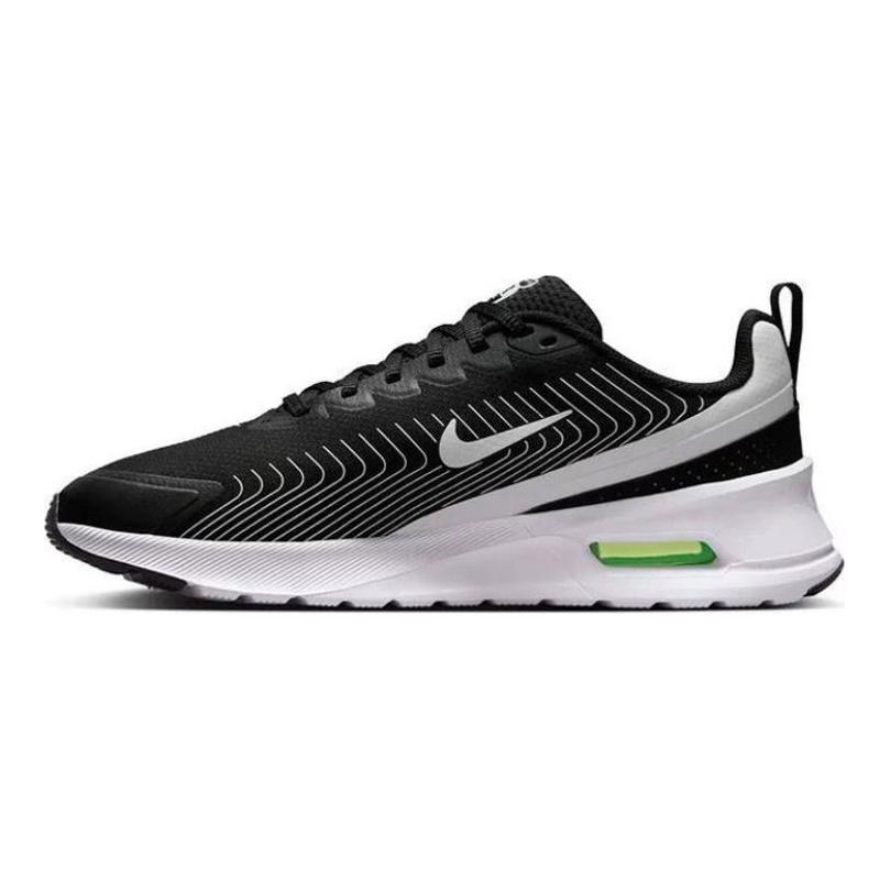 Nike Кроссовки Air Max Nuaxis Черные Белые Вольт Повседневная обувь FD4329-005