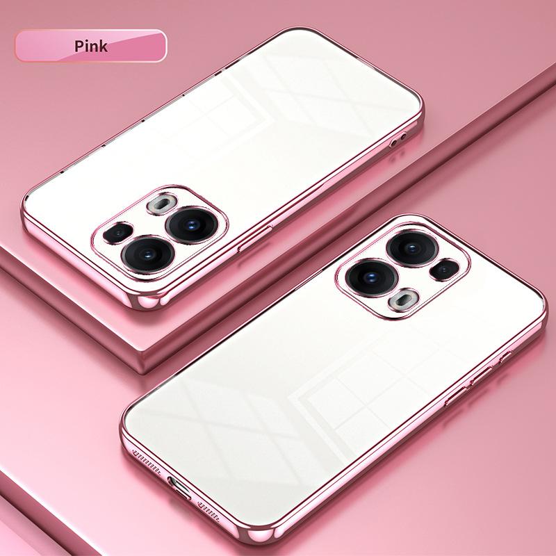 Подходит для OPPO Reno15Pro гальванизированный чехол для телефона с блестками Reno14Pro прозрачный Reno13 защитный чехол