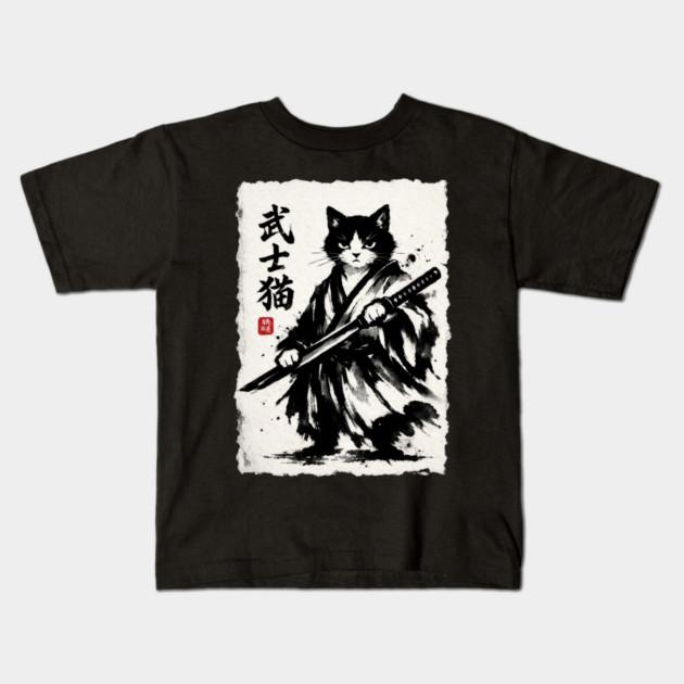 Boys Girls Soft Cotton Graphic Tees Cat Breathable Daily School Wear Kids T-Shirts