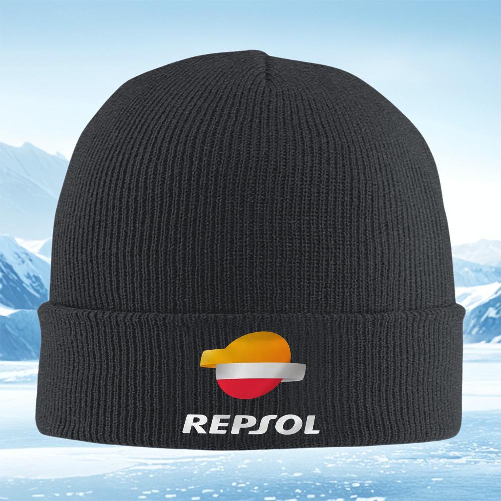 Orbital shapes with bright branding Men Women Unisex Knitted Hat Beanie Pullover Cap Winter Thermal Warm Christmas Outdoor Cycli