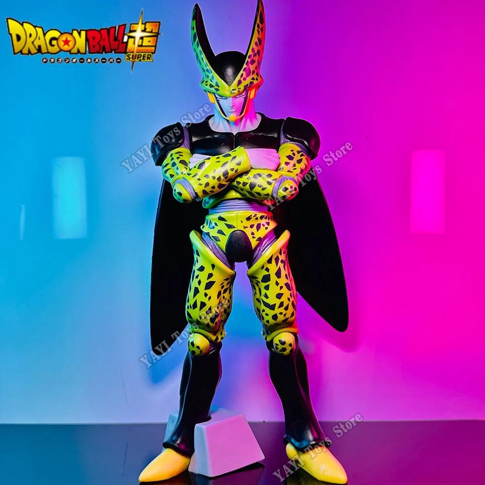 30 см Фигурка Аниме Dragon Ball Z Селл Игрушка Конечная Форма Dbz Супер Сайян Фигурки Действия ПВХ Коллекционная Модель Игрушки Предназначены Для Детей Подарок