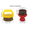 Men'S Beard Ring Brush Design Horse Bristle Men Shaving Brush Portable Barber Beard Brushes Salon Face Cleaning Razor Brush