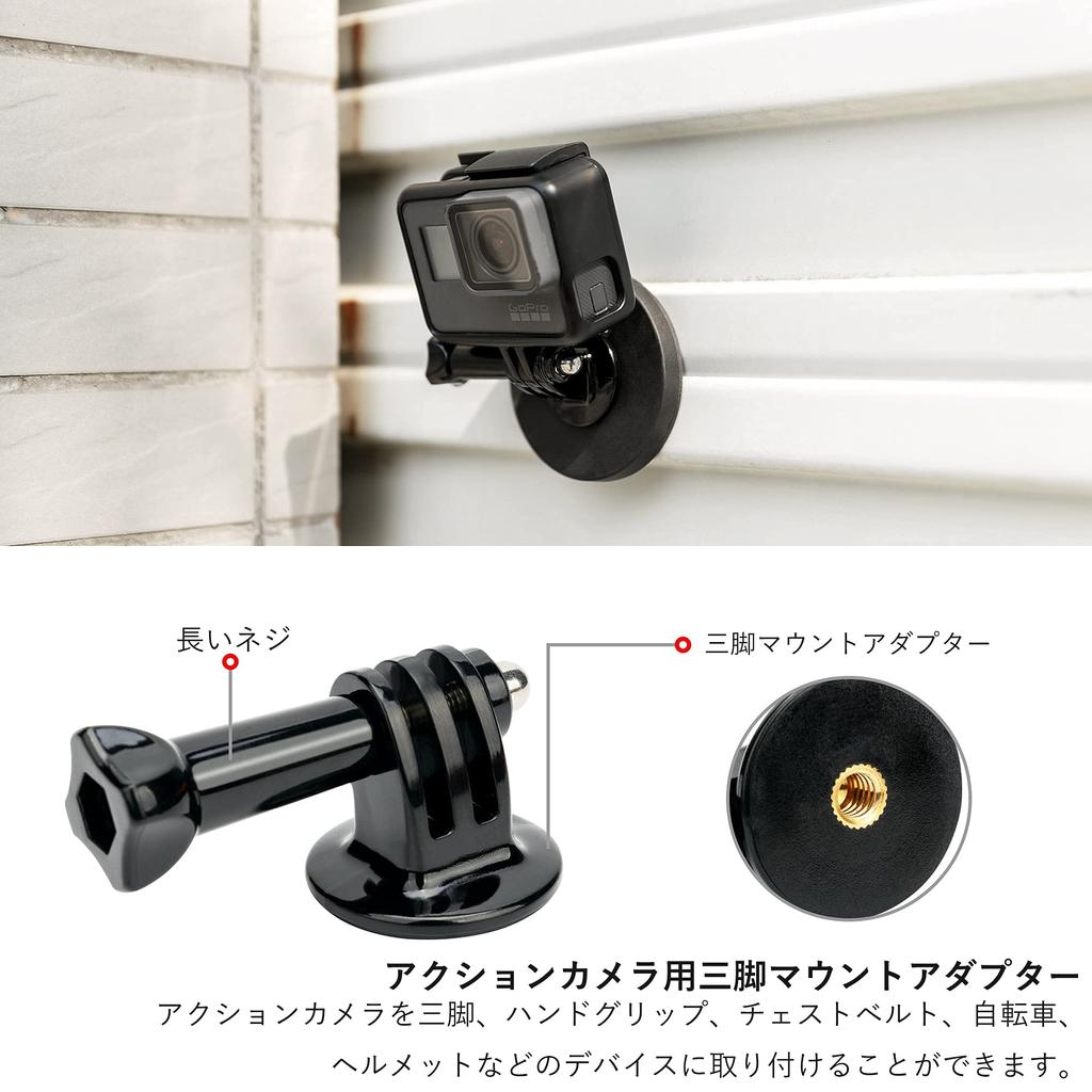 PROfezzion Magnetic Camera Stand Stand Tripod Head GoPro Magnetic Compatible with GoPro Hero Insta360 Ace Pro DJI Osmo Action Action Olympus Tough and