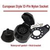 7-Pin RV Trailer Plug & 13-Pin Connector Socket