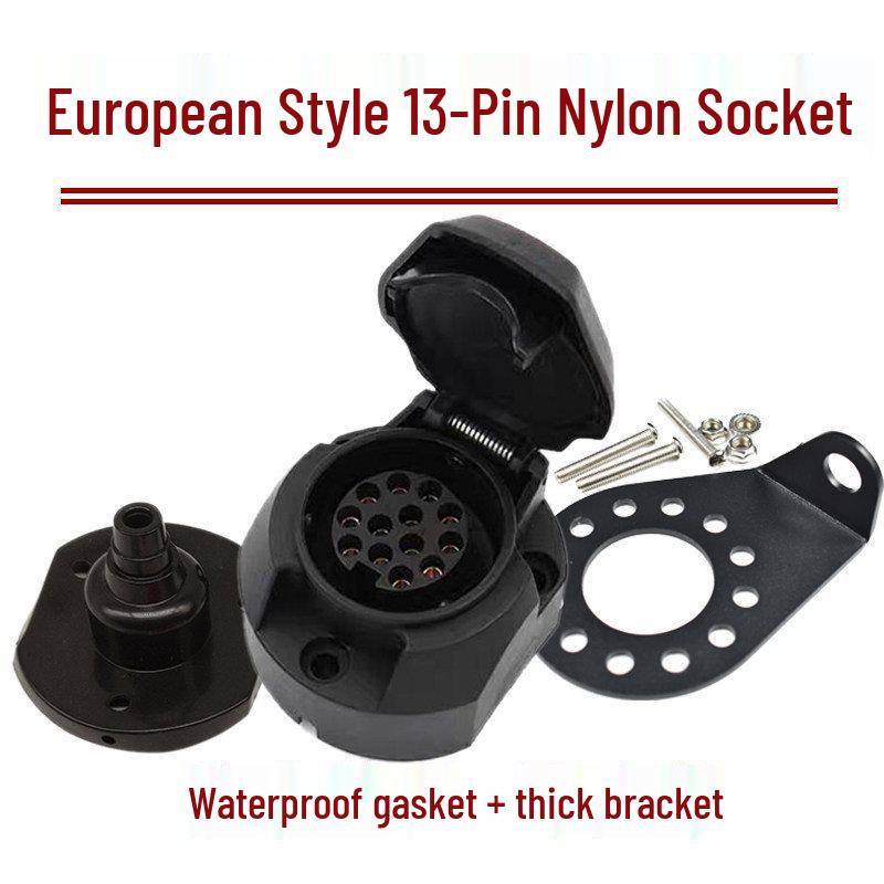 7-Pin RV Trailer Plug & 13-Pin Connector Socket