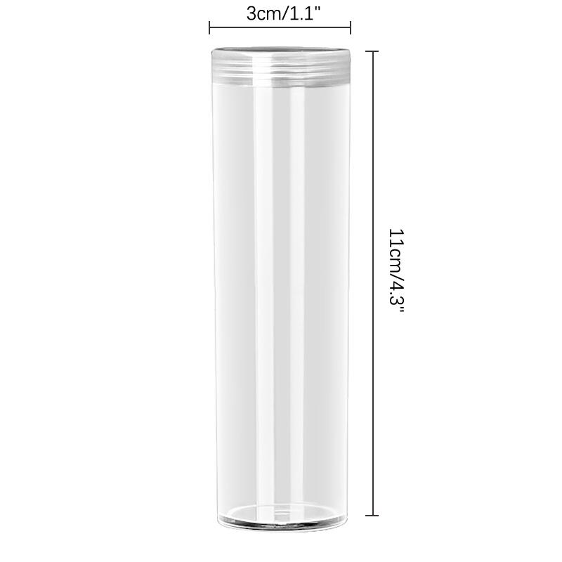Туба для хранения монет Туба для капсул для монет пенни Органайзер для монет Для защиты коллекции монет Тубы-контейнеры