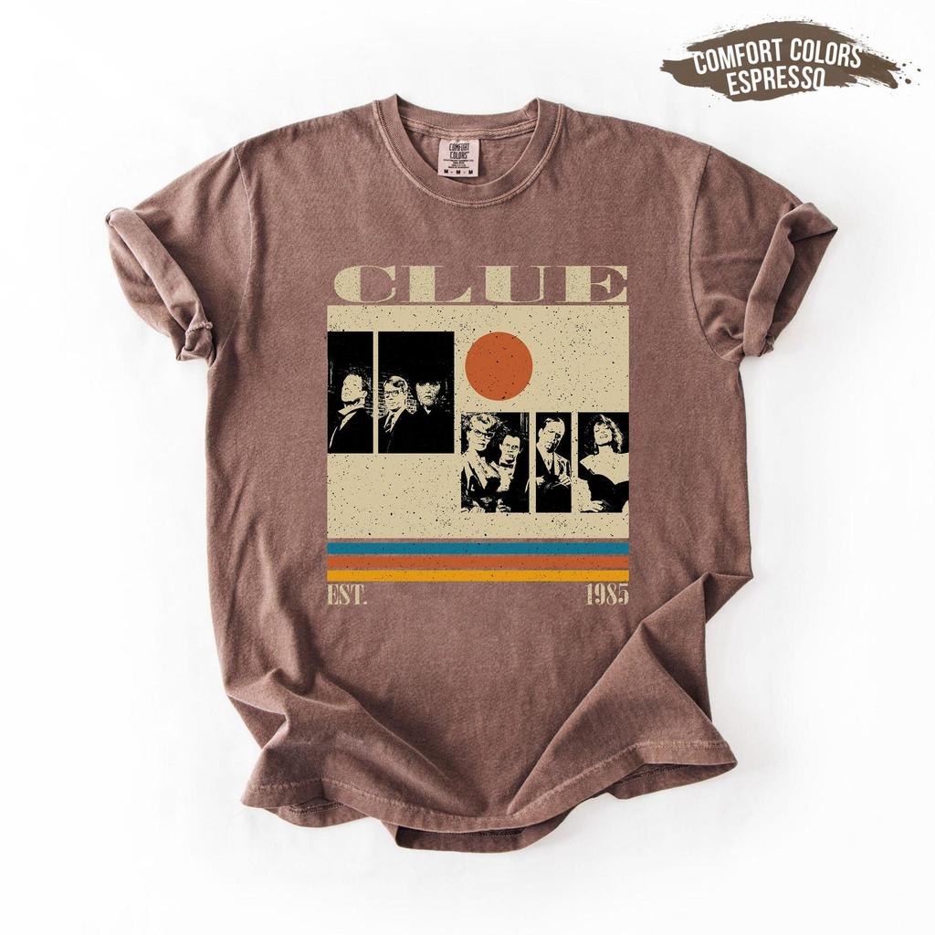 Clue Movie T-Shirt and kids tshirt, Retro Film Shirt and kids tshirt, Comfort Colors Unisex T-Shirt and kids tshirt