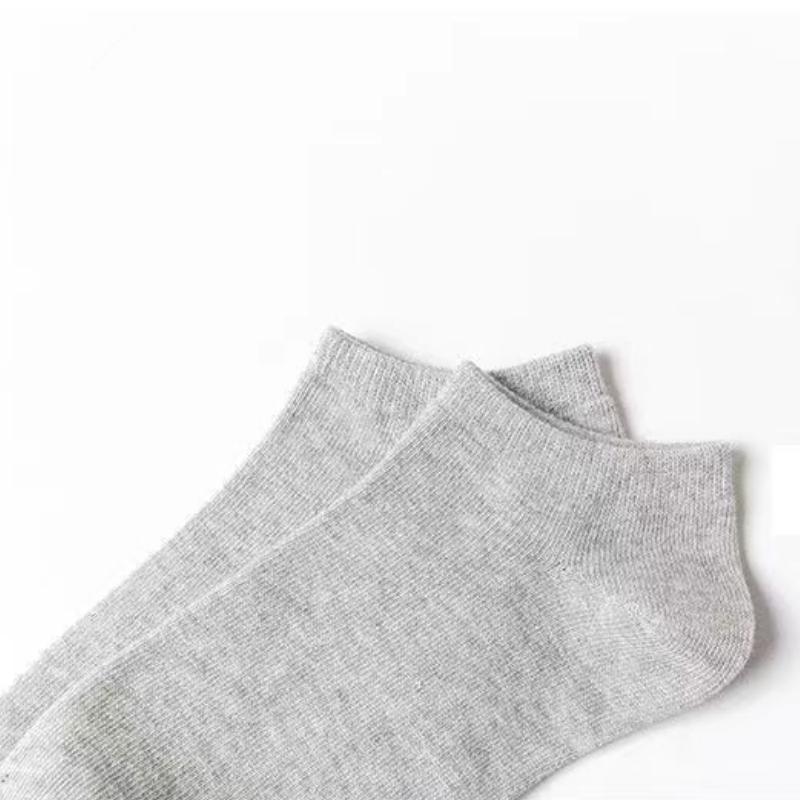 5 пар женских носков до щиколотки белого и черного цвета, женские носки, дышащие спортивные носки, однотонные носки-лодочки, удобные полиэстеровые носки