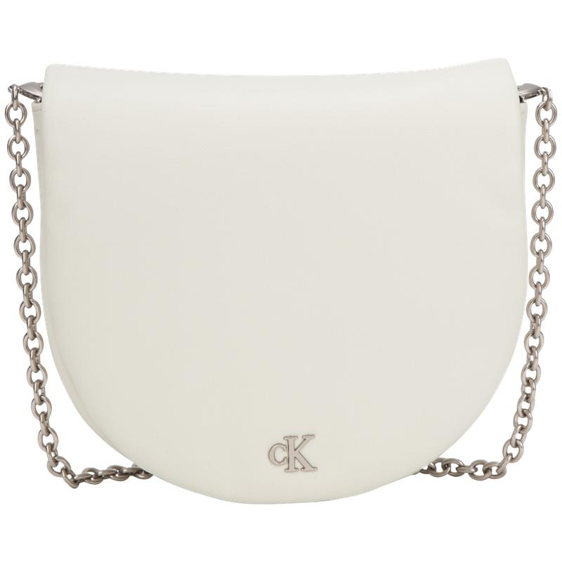 New CALVIN KLEIN Synthetic Material Crossbody Bags Women's Ivory White DP1705-115