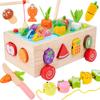 Bajoy 7in1 Montessori Educational Shape Fingertip Fishing String Multifunctional Wooden Toy That Can Also Be Used As a Play Educational Ranking 6