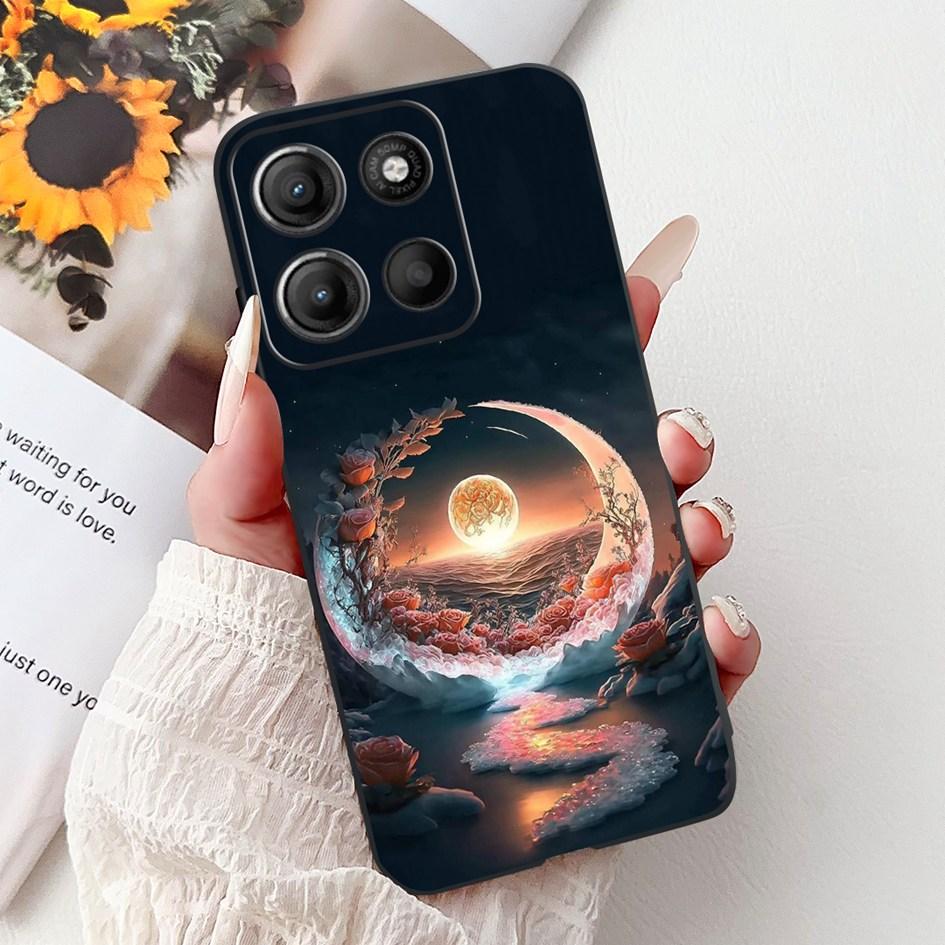 Силиконовый чехол для Motorola Moto G15 G75 2024 Cover Милый Панда Лев Ударопрочный ТПУ Чехлы для телефона Для MotoG15 MotoG75 G 75 G 15 Etui
