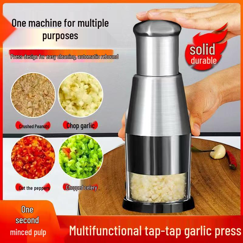 Популярный кухонный пресс для чеснока и измельчитель из нержавеющей стали