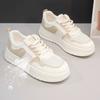Fashion 2025 Summer Mesh Breathable New White Shoes Women's Thick-soled Height-increasing Sneakers Fashionable Casual Shoes