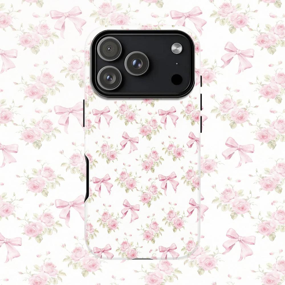 Clmj Art Чехол для телефона с бантом для Samsung Galaxy A56 A36 A26 S26 S25 S24 S23 S20FE Ultra Plus Edge 5G Роскошная двухслойная задняя крышка