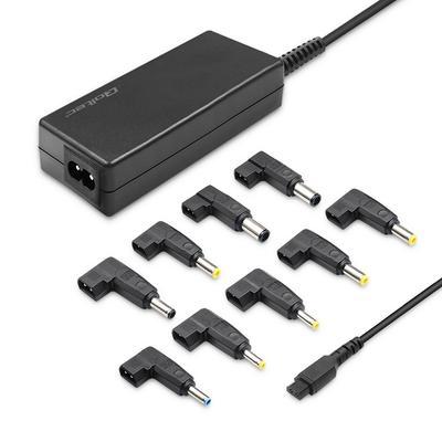 Универсальный блок питания Qoltec для ноутбука 65 Вт | Автоматический | MultiPlug | 9 штекеров | +кабель питания