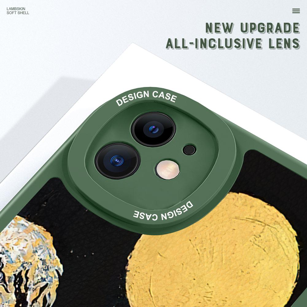 Модный чехол из искусственной кожи для Vivo V23E Y15 Y91 Y51 OPPO A9 Reno8 6 Realme 10 Pro C21 C12 C15 C35 Huawei Nova 7i P30 Lite Infinix Hot 10S, чехол для телефона