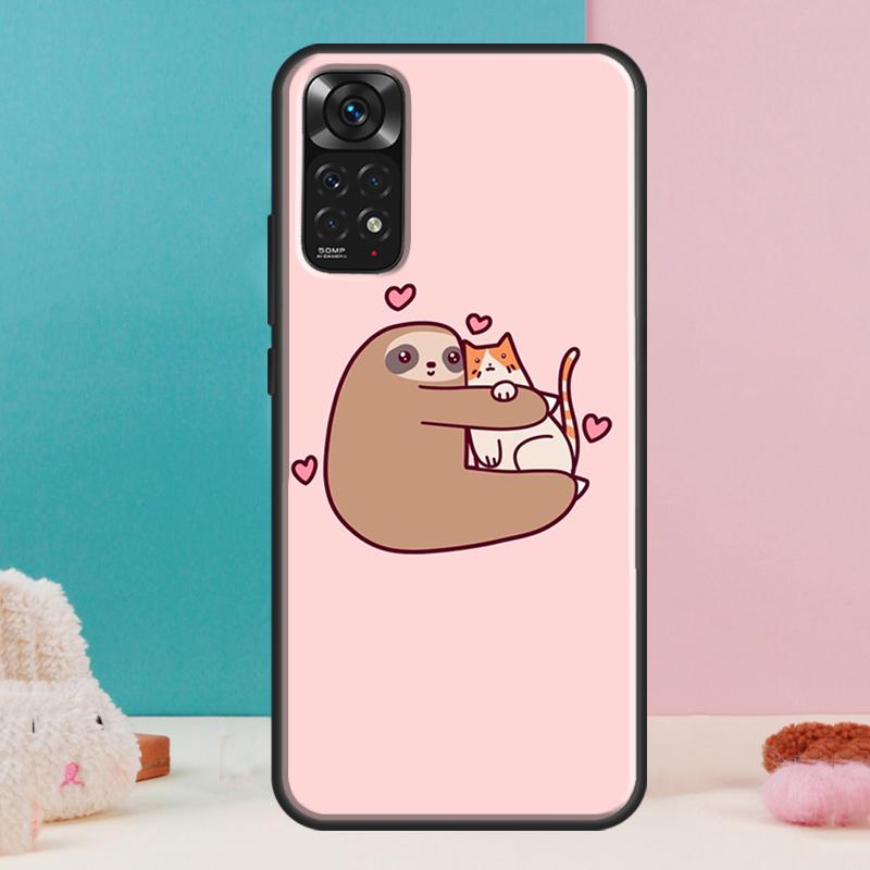 Sloth Cute Animal Case For Xiaomi Redmi Note 14 12 11 9 10 13 Pro 9S 10S 11S 12S Redmi 13C 10C 12C 14C Cover