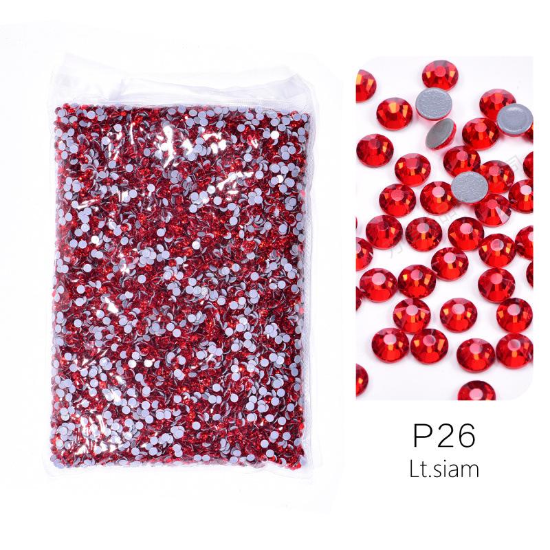 Крупная упаковка Единообразная имитация стекла Австрийский горячий бриллиант, Дно с термоклеем Сделай сам Одежда Обувь и Головные уборы Ювелирные изделия Стразы