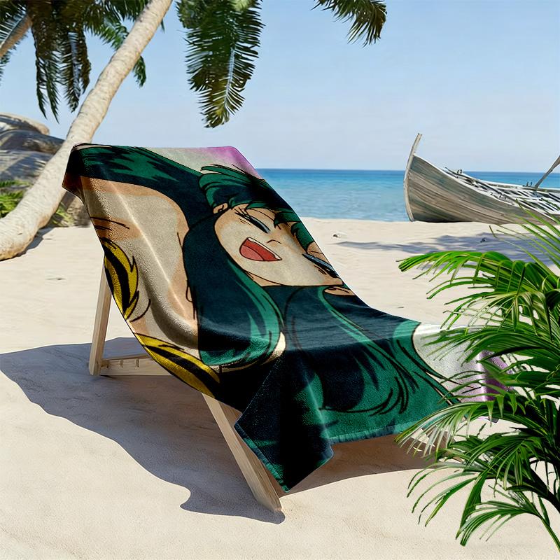 Lum 2D Flat Print Beach Towel, Large Soft Quick Dry Towel for Beach Camping Swimming.NSTJ0928619