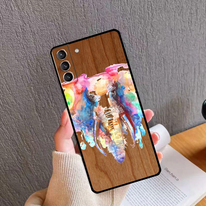 Чехол с принтом под натуральное бамбуковое дерево для Samsung Galaxy S23 Ultra S20 S21 FE S9 S10 Plus Note 10 20 S22 Ultra Coque