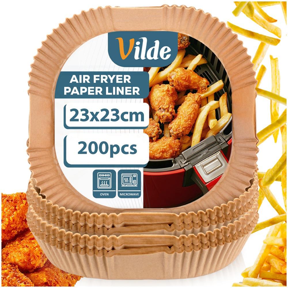 Air Fryer Fat-Free Paper Square Insert 23X23 Cm 200 Pcs.