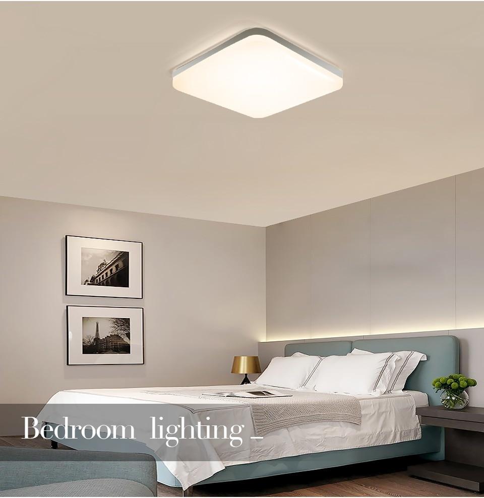 Square Led Ceiling Lamp Indoor Lighting 20w 30w 50w Ceiling Light for Bedroom Living Room