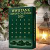2025 WWII Tank Advent Calendar 24 Days Christmas Countdown Calendar with 24 Iconic WWII