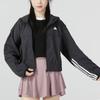 Adidas Wind.Rdy Hyperglam Windbreaker Striped Side Outdoor Jacket Women Outerwear Black IL6977