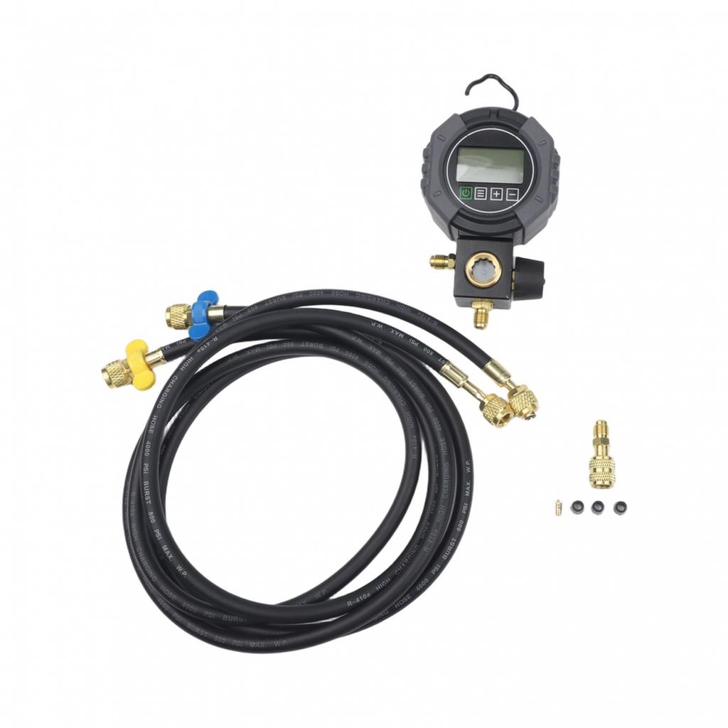 Back Hook Design Digital Manifold Pressure Tester ABS Material