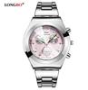 Fashion LONGBO Brand Luxury Water Resistant Casual Quartz Women Lady Gift Watches Full Stainless Steel Sports Watch Montre Femme