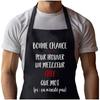 Tablier De Cuisine - Chef Ça N'existe Pas Homme - Noir - Coton Résistant - Impression Bretonne