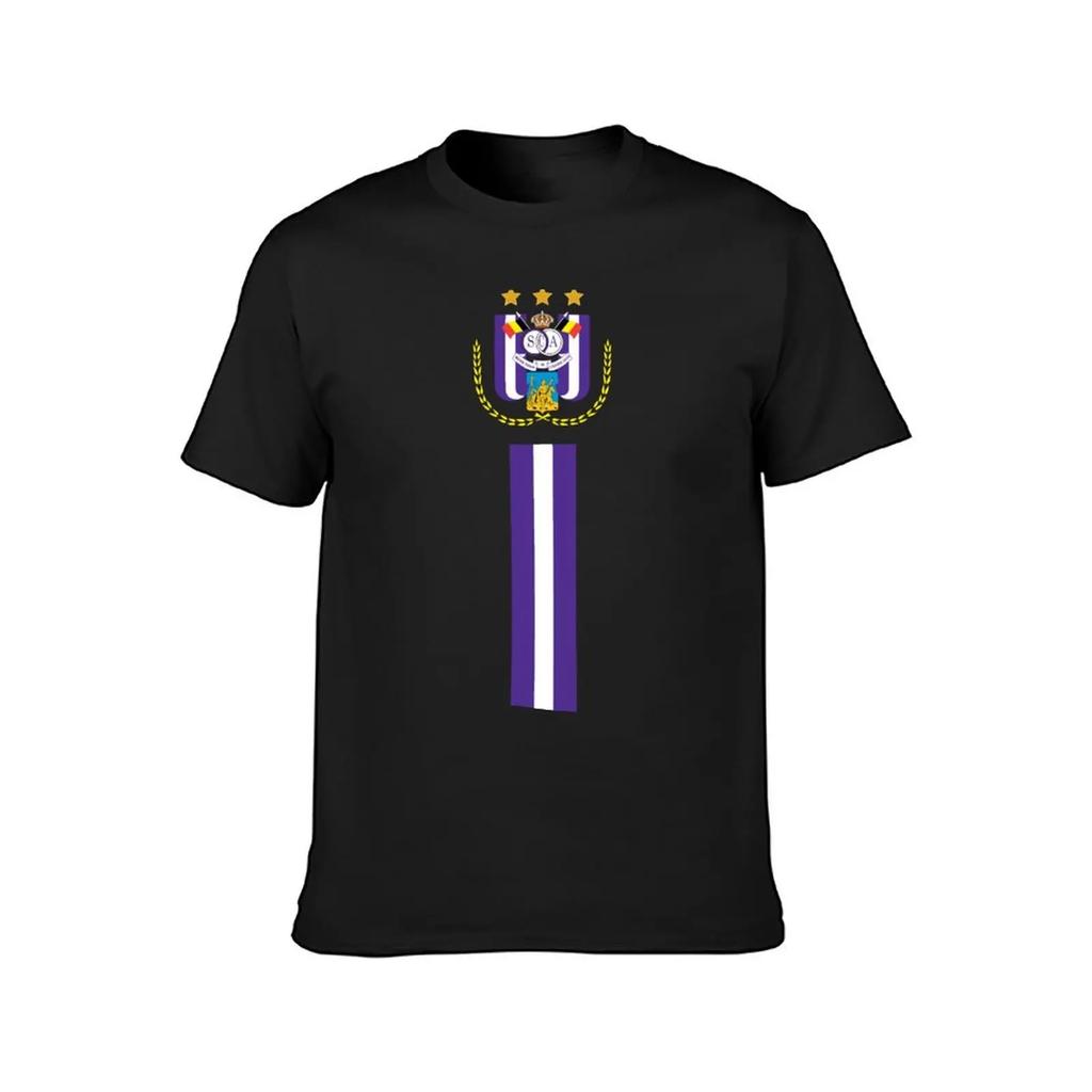 Андерлехт RSCA - Андерлехт Футбольная футболка милые топы на заказ мужская одежда