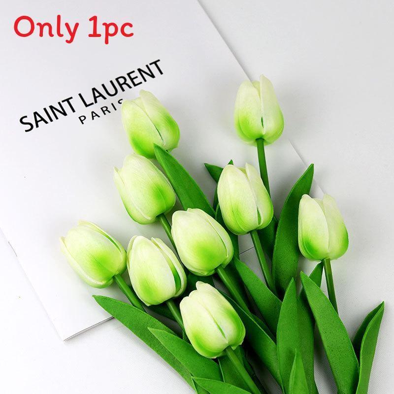 Тюльпаны Искусственные цветы ПУ Для Свадебного декора Домашний стайлинг Реквизит Фото