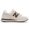 New Balance NB 574 Низкие Беговые Кроссовки Унисекс Бело-Коричневые U574LS2(Команда1622-)