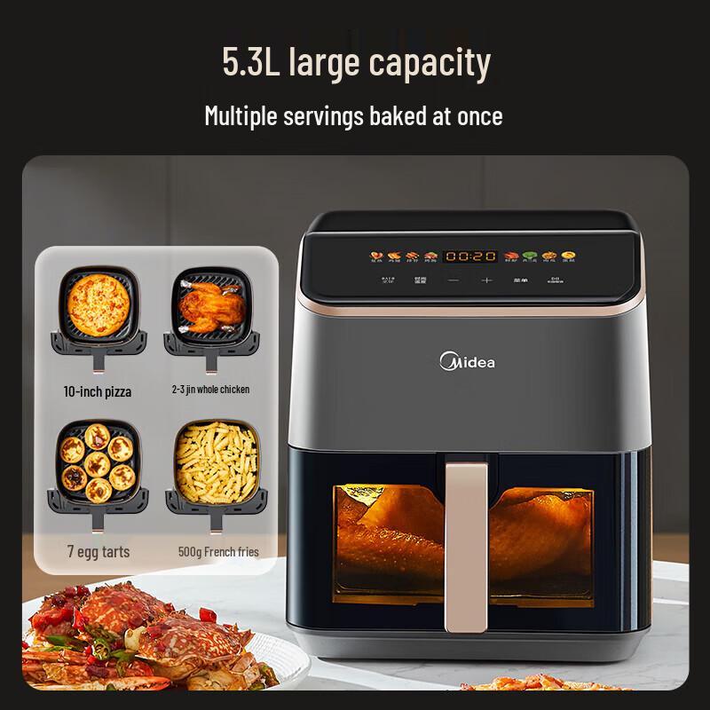Midea 5.3L AI Smart Air Fryer Oven