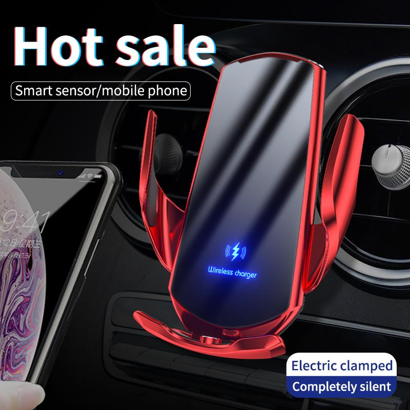 Magic Clip Q3 Car Wireless Charging Mobile Phone Holder 15W Induction Opening and Closing Car Navigation Holder Supplies