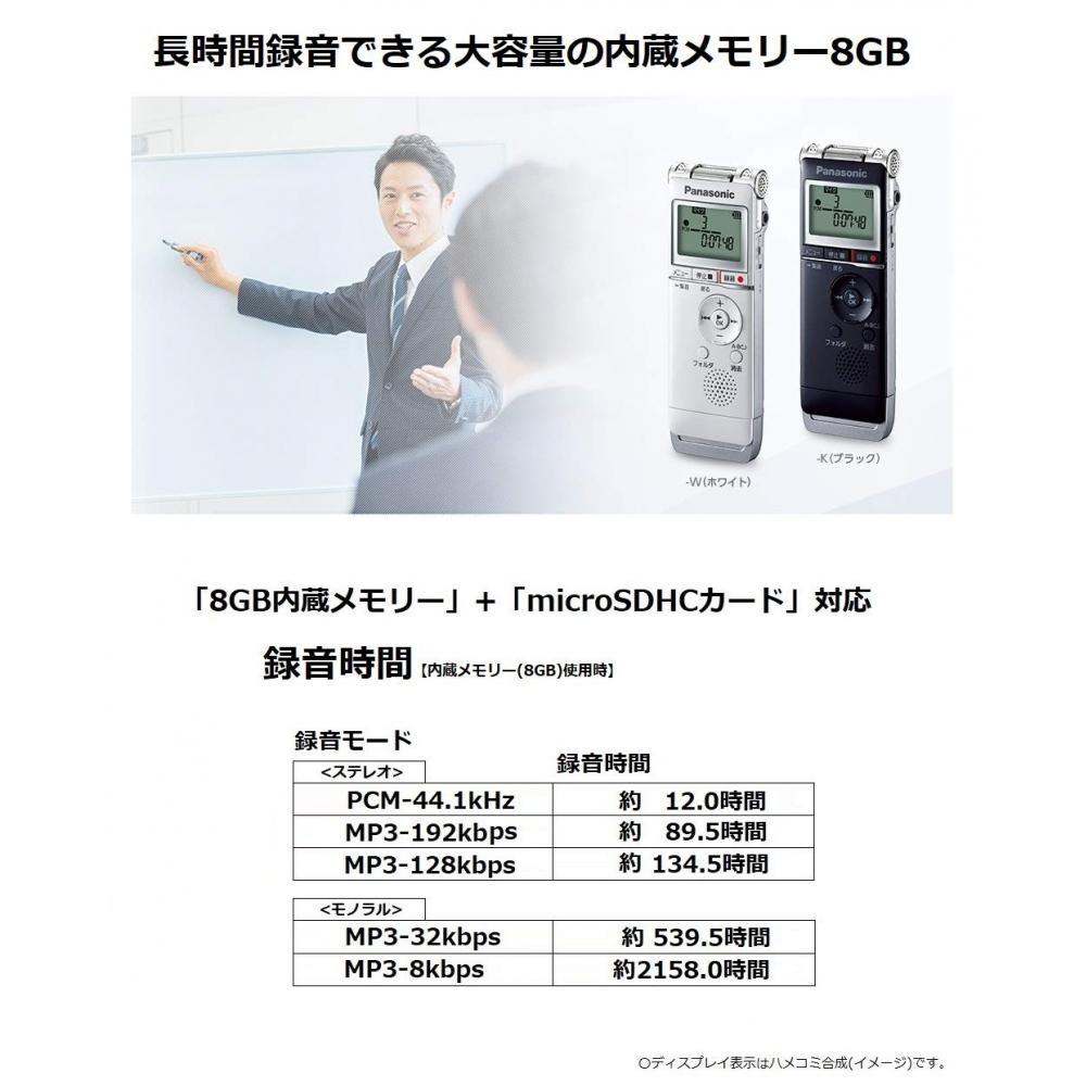 Panasonic Цифровой диктофон (белый) RR-XS370-W