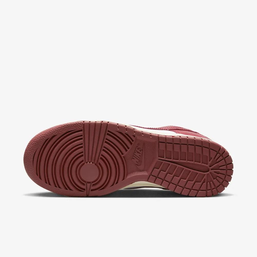 (W) Nike Dunk Low Retro PRM Team Red and White FJ4555-100