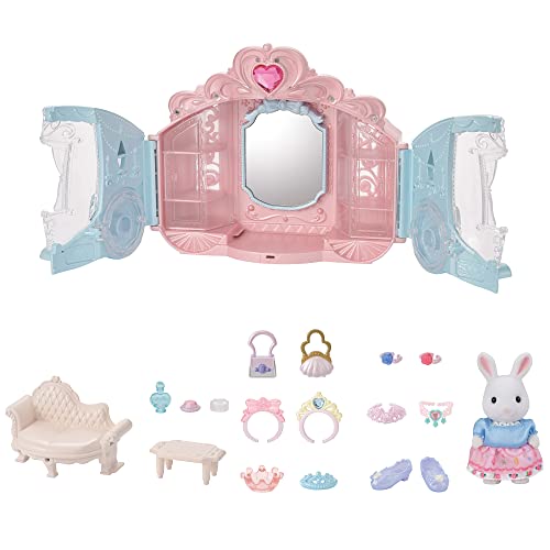 Sylvanian Families Парикмахерская [Набор «Сверкающая карета» и «Стильная комната»] (Сертифицировано ST Mark) Возраст 3+ Игрушечный кукольный домик Sylvanian Families Epoch Co., Ltd.